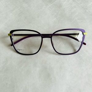 Orgreen Desiny 1078 matt purple matt yellow lime titanium glasses